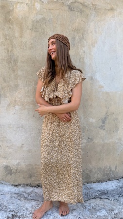 Dress Nora caramello