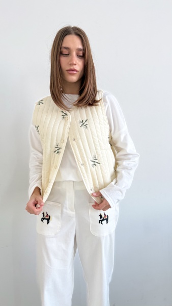 Жилет Lisbon лютики