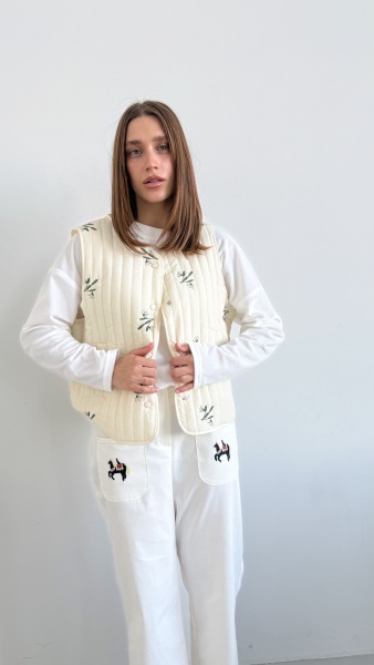 Жилет Lisbon лютики