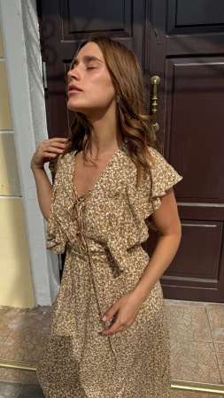 Dress Nora caramello