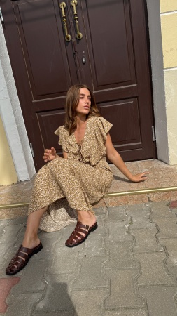 Dress Nora caramello