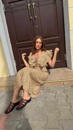 Dress Nora caramello