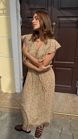 Dress Nora caramello