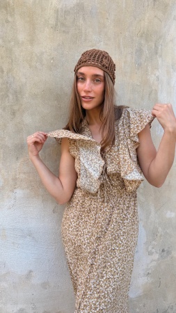 Dress Nora caramello