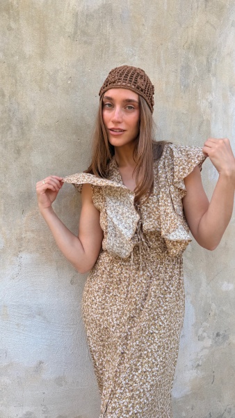 Dress Nora caramello