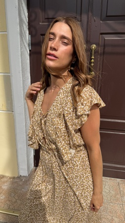 Dress Nora caramello