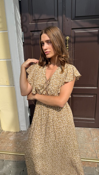 Dress Nora caramello